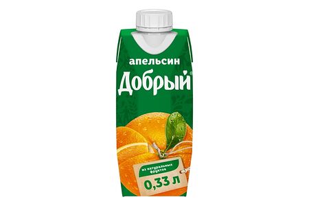 Нектар Апельсин Добрый 0.33 л