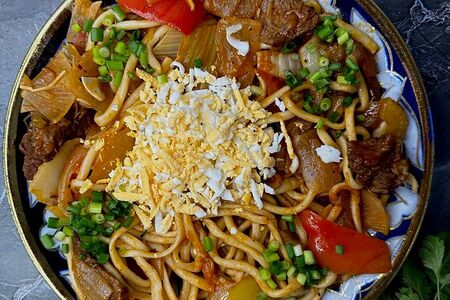 Лагман жареный Мехмон