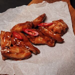 Крылышки по-азиатски острые