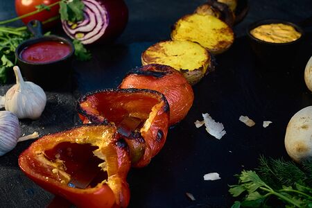 Картофель с беконом