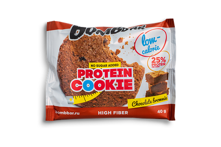 Печенье протеиновое Bombbar Шоколадный брауни