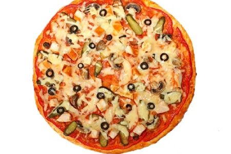 Пицца с курицей