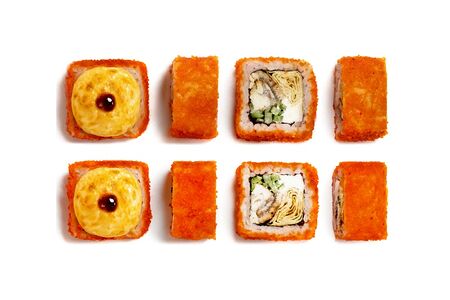 Запечённый ролл Лава с угрём