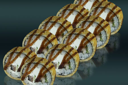 Жареный с угрем