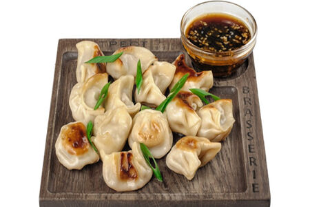 Пельмени жареные