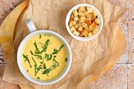 Сырный крем-суп