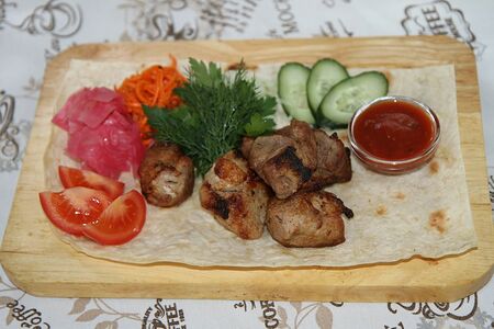 Шашлык из cвинoго филе