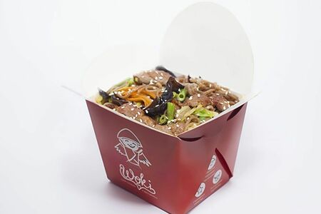 Соба с брокколи и стручковой фасолью