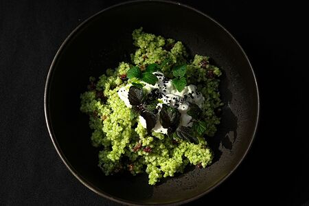 Кускус со страчателлой