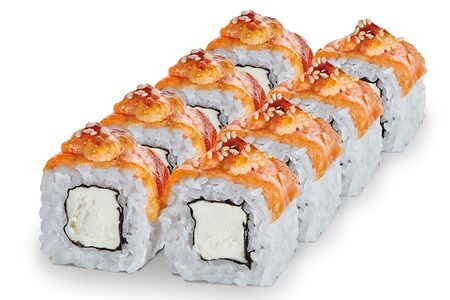 Запеченный ролл Филадельфия