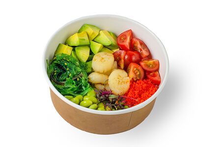 Поке с гребешком