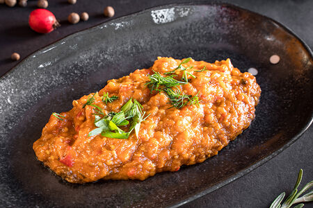 Икра из печеных овощей