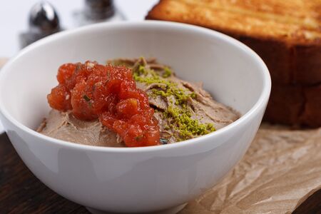 Лёгкий куриный паштет