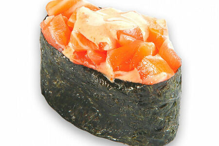 Гункан спайси лосось