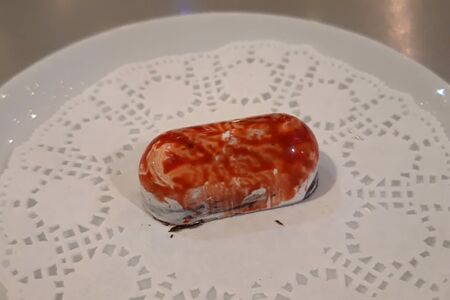 Конфета Малина-фисташка