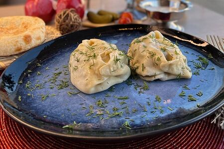 Манты с говядиной