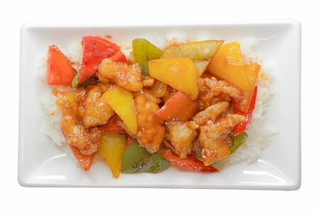 Цыпленок в кисло-сладком соусе