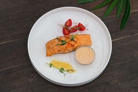 Стейк лосося