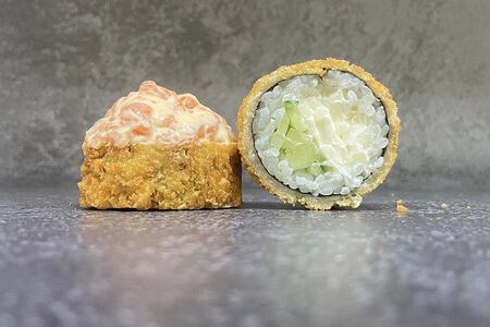 Жареная сборка с лососем