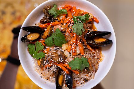 Фунчоза с морепродуктами