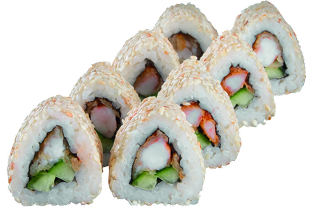 Ролл Креветка в кунжуте