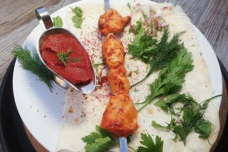 Шашлык из куриной грудки