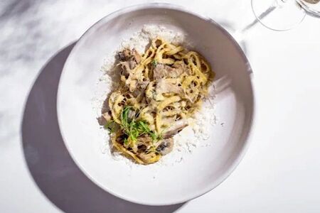 Домашняя паста с грибами