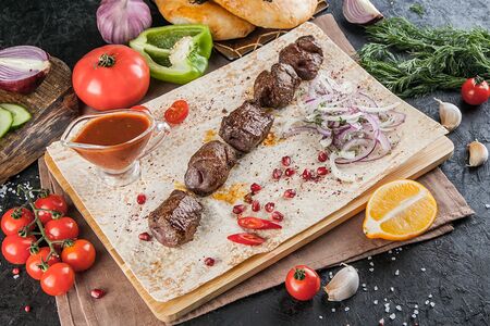 Шашлык из мякоти баранины