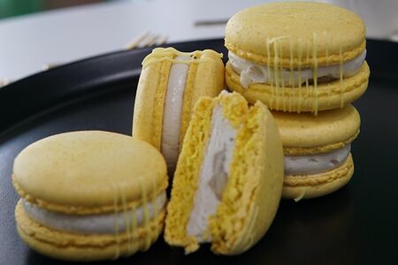 Macarons Банана милк