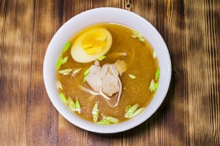 Мисо суп с лапшой