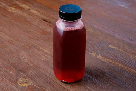 Холодный каркаде с имбирём