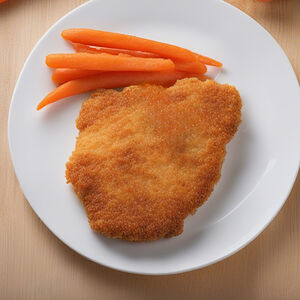 Куриная отбивная с овощами