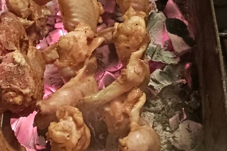 Шашлык из куриных крылышек
