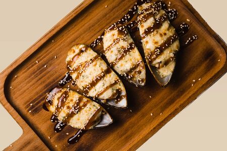 Мидии Сливочно-чесночные