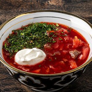 Борщ с говядиной