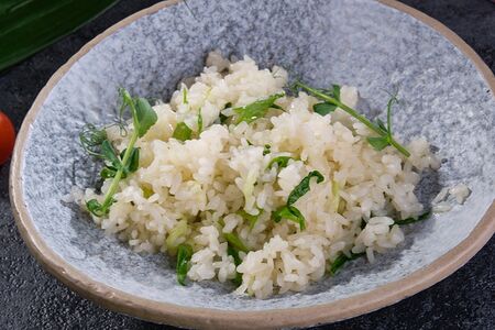 Рис отварной с луком