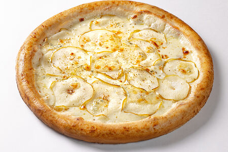 Пицца с горгонзолой, грушей и медом