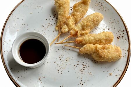 Креветки в темпуре