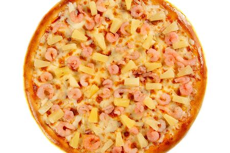 Пицца гавайская с креветками (30 см)