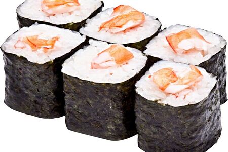 Мини-ролл с сыром и креветкой