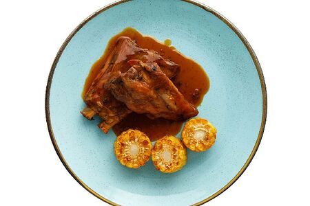 Свиные ребра барбекю