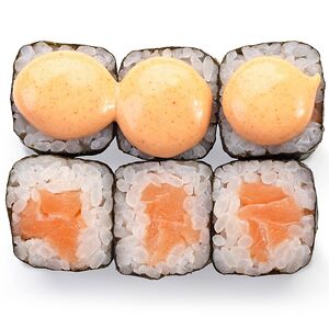 Маки-ролл Спайси с лососем