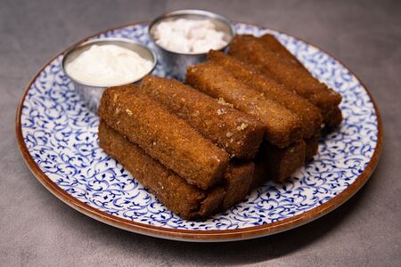 Ржаные гренки с чесноком