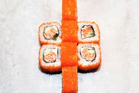 Калифорния с лососем