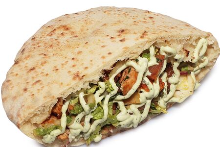 Пита со свининой и овощами