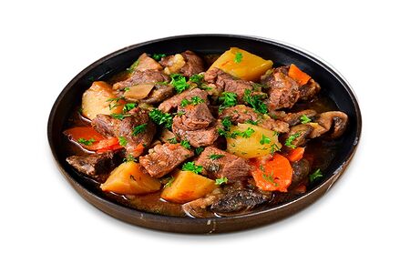 Жаркое лесника с бараниной