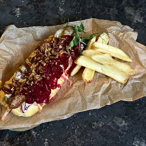 Бельгийский Митрайет с куриной колбаской