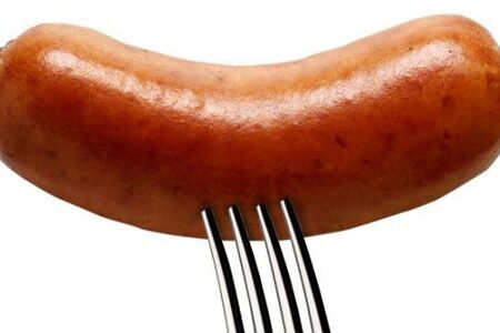 Сосиска на мангале