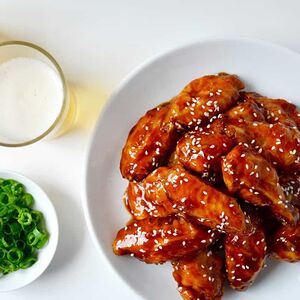 Хрустящие крылышки в кисло-сладкой глазури