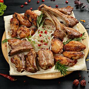 Ассорти мяса на косточке